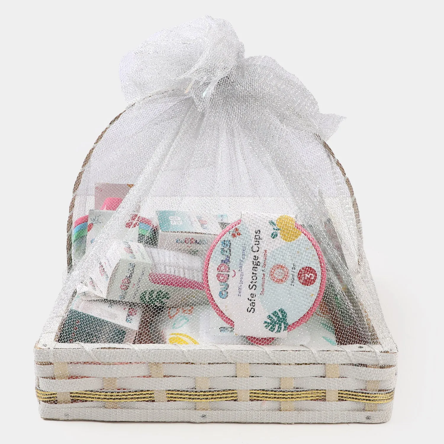 11 PCs Cuddles Set Baby Gift Basket | Pink