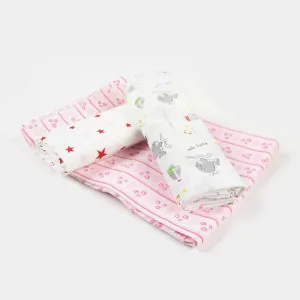 3PCS Muslin Cotton Wrapping Sheets Set