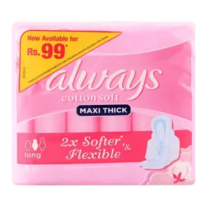 Always Cotton Soft Maxi Thick Long 6 Pads