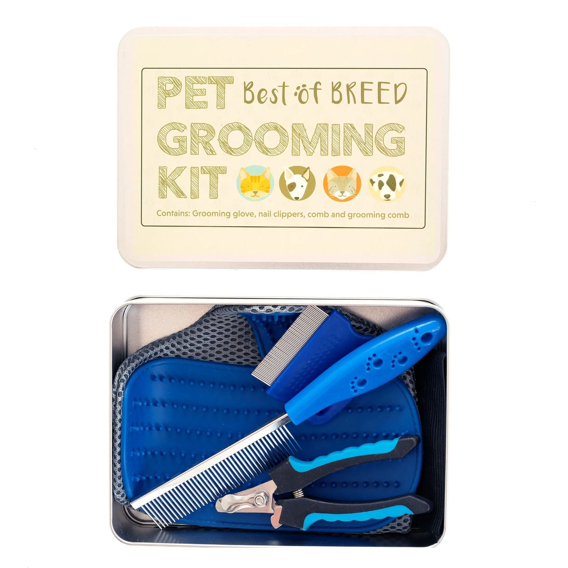 Apples To Pears Gift In A Tin Pet Grooming Kit