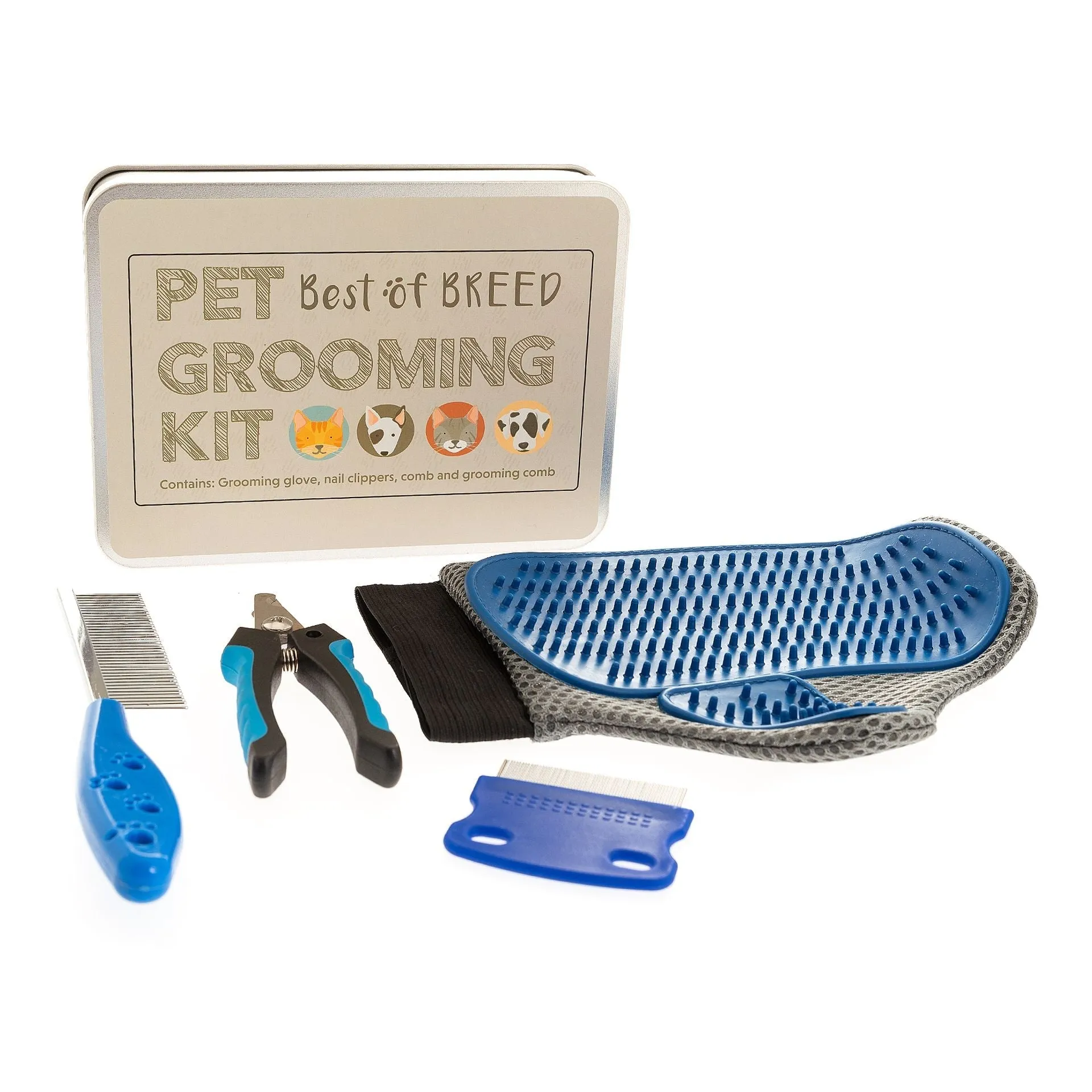 Apples To Pears Gift In A Tin Pet Grooming Kit