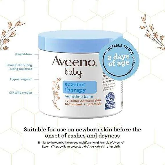 Aveeno Baby Eczema Therapy Nighttime Balm - 11oz