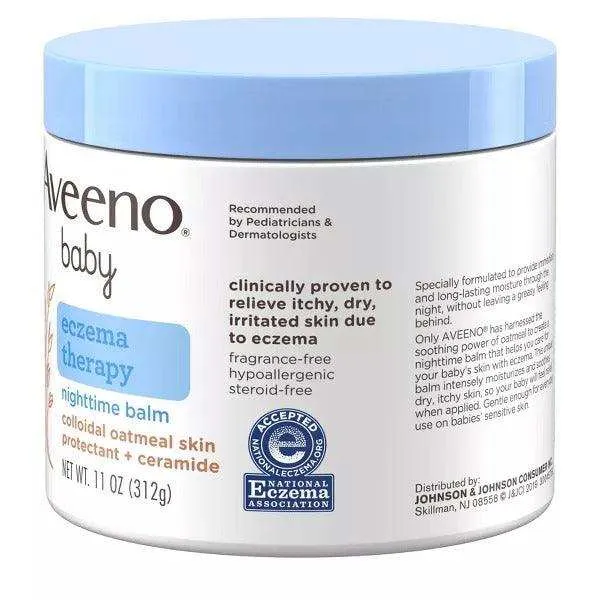 Aveeno Baby Eczema Therapy Nighttime Balm - 11oz