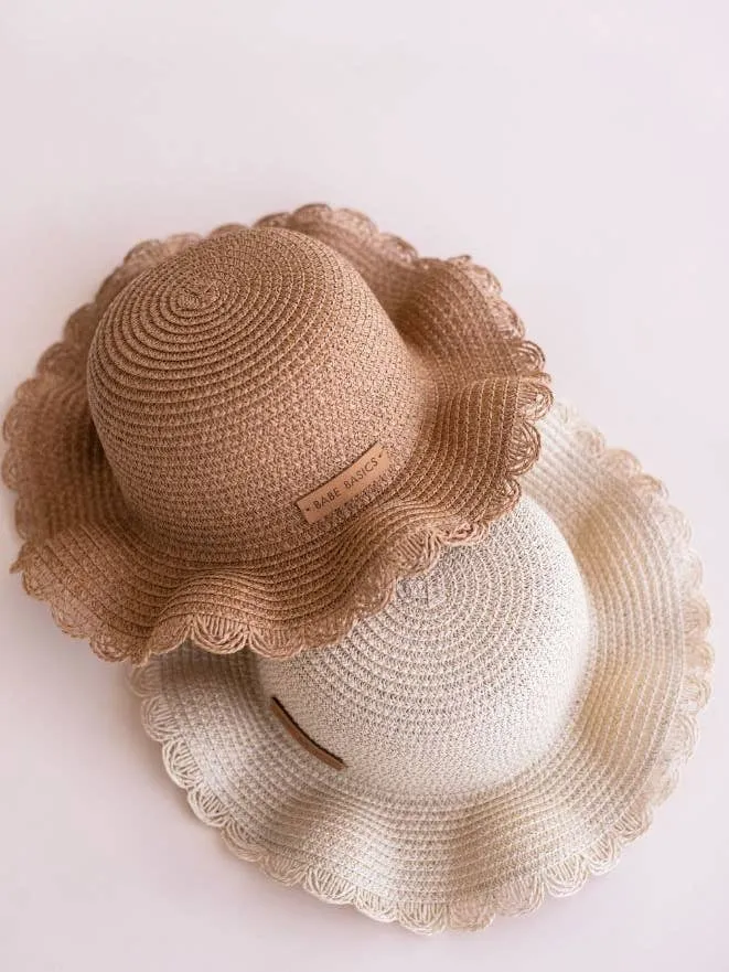 Babe Basics Straw Sun Hat