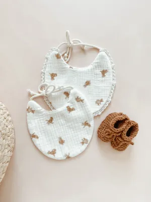 Baby bib / teddybear