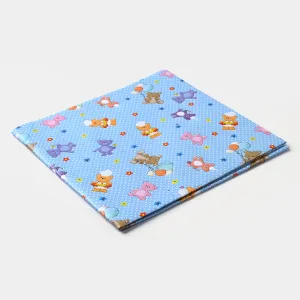 BABY CHANGING SHEET-BLUE