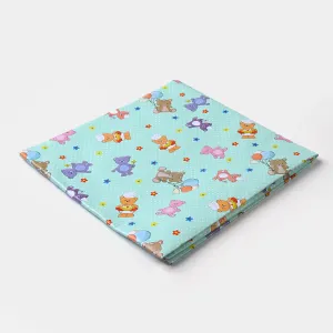 BABY CHANGING SHEET-GREEN