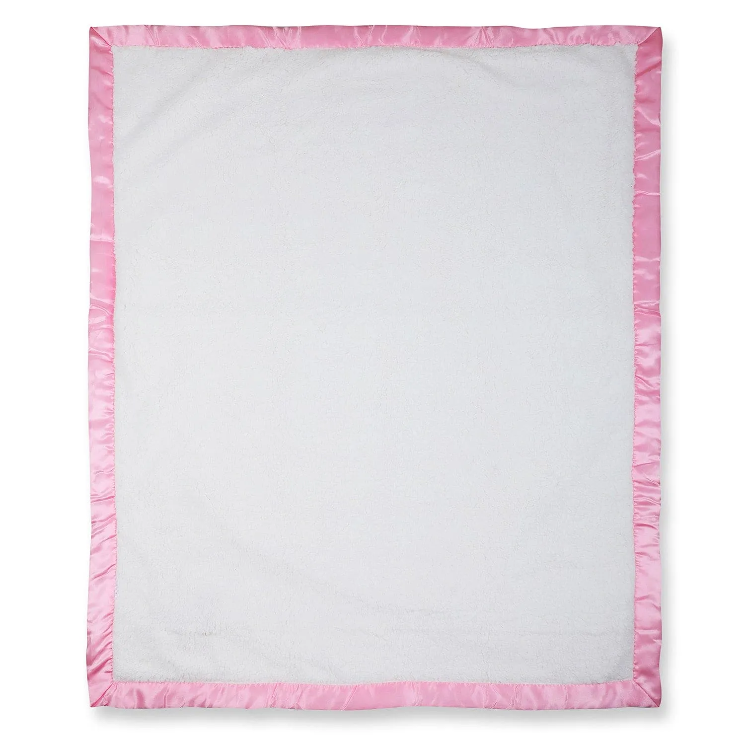 Baby Moo Checkered Charm Soft Fur Blanket - Pink