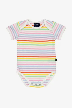 Baby Onesie Toobydoo Rainbow Striped Girls