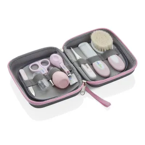 Babyjem 9-Piece Baby Grooming Set for Babies, Newborn, Pink, 0 Months 