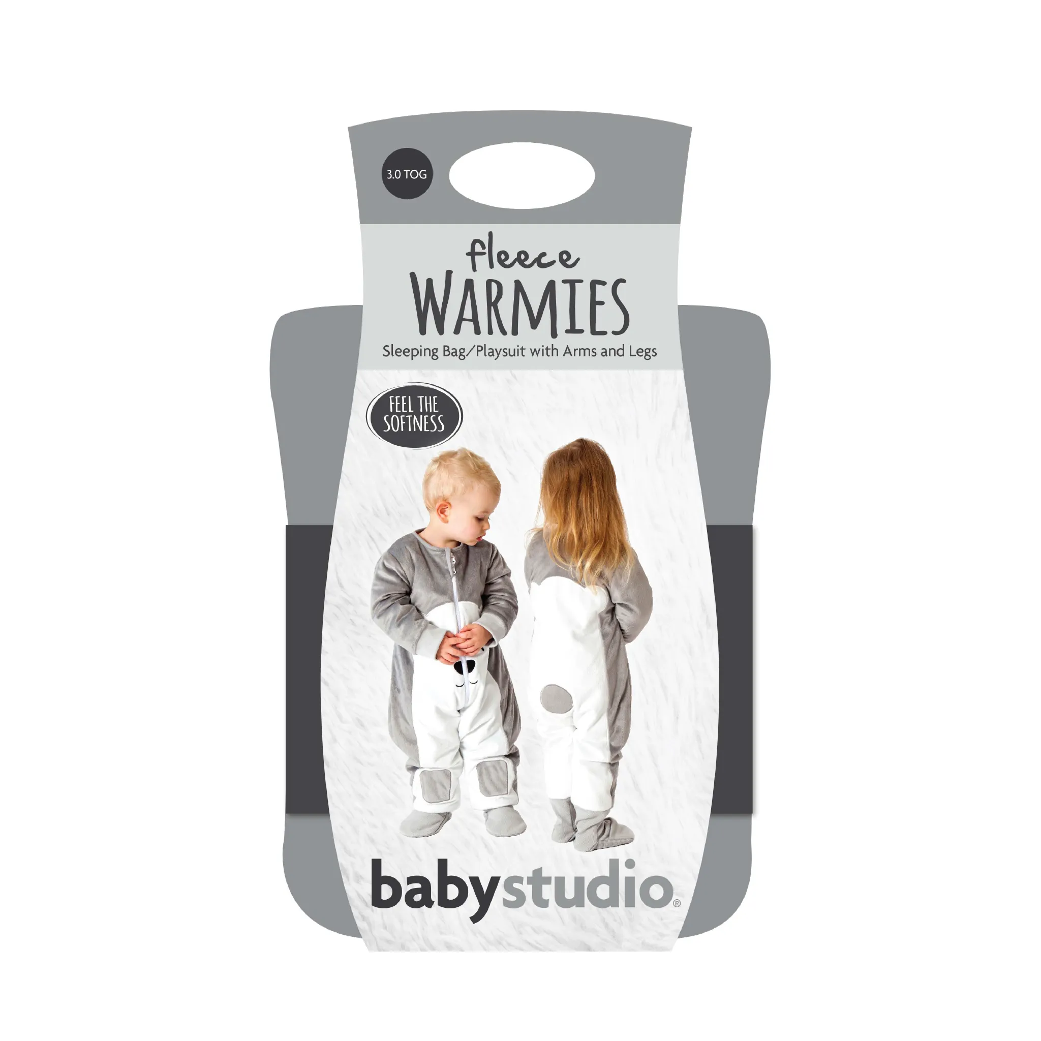 babystudio Winter Warmies with arms and legs Animal Fleece - 3.0 TOG