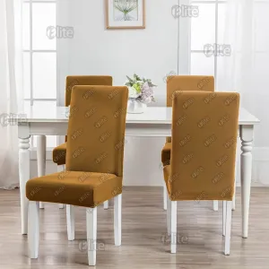 Brown – Flexible Jersey Cotton Chair Covers