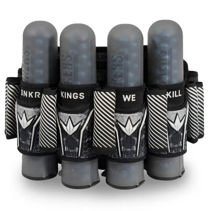 Bunkerkings Fly2 Pack Harness - 4 7  - White Skull (incl. 8 ESC Pods) *BACK ORDERS AVAILABLE*