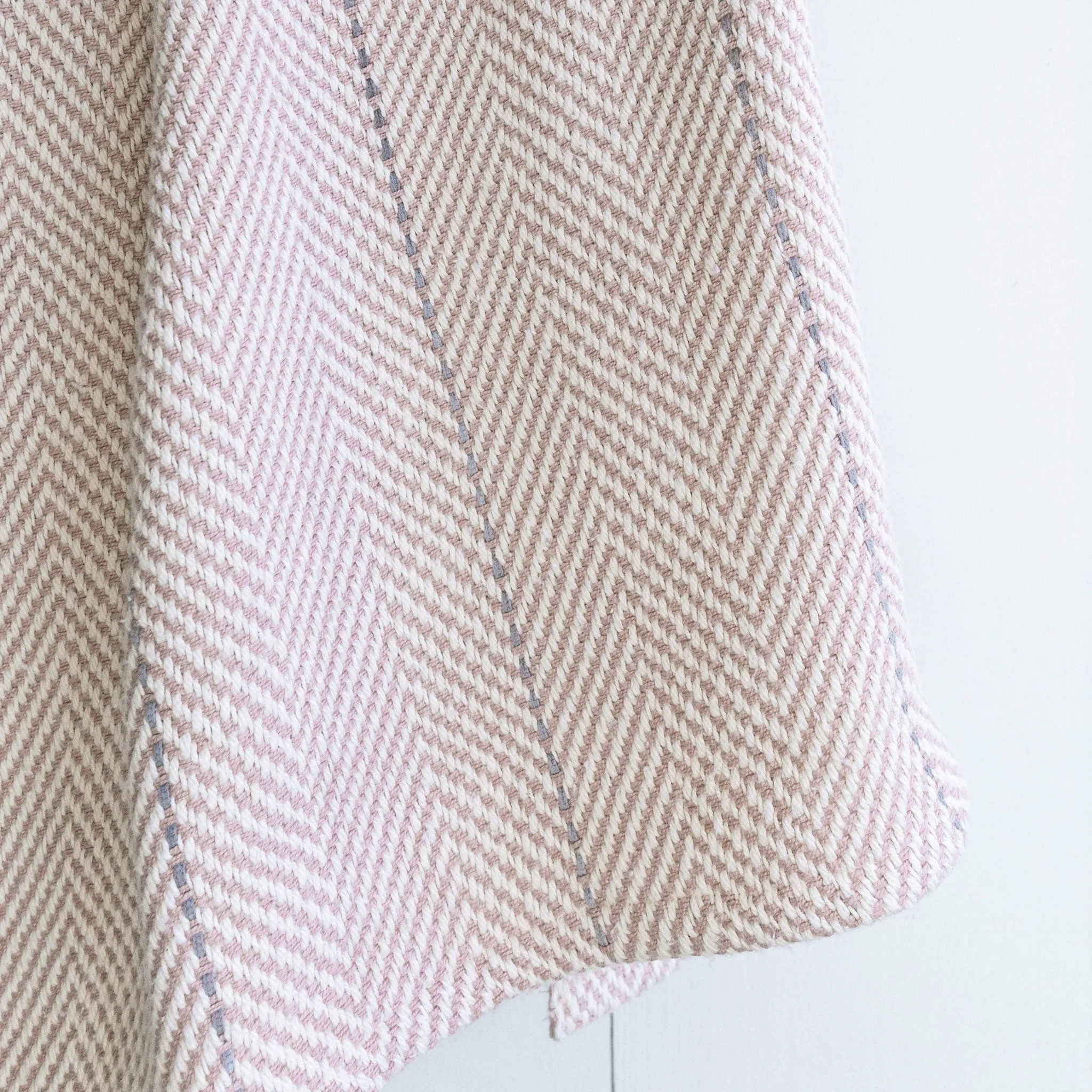 Cameo Pink Handwoven Baby Blanket