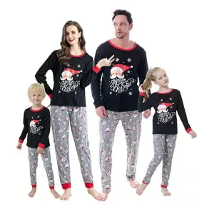 Christmas Matching Family Pyjamas Pajamas Sleepwear Mommy and Me  Clothes Matching  Set Santa Claus Father Mother Kids Xmas