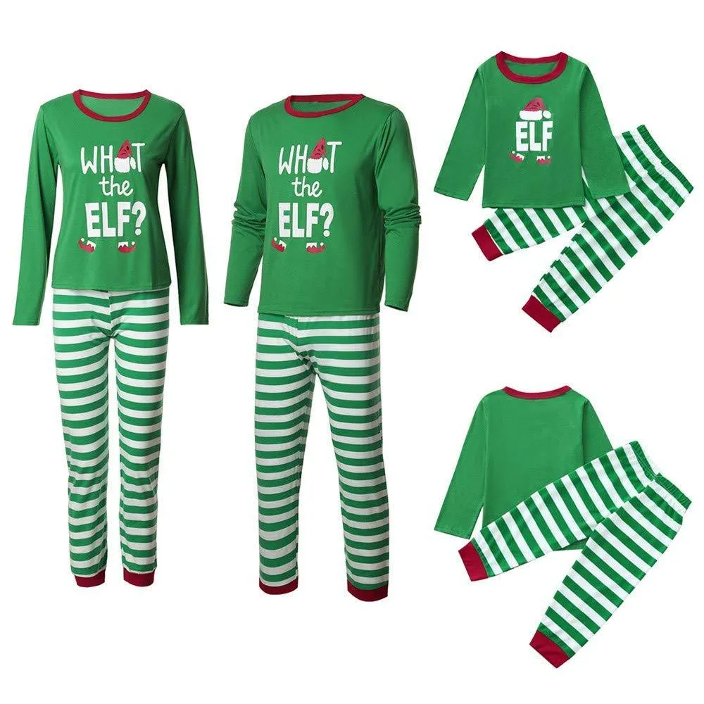 Christmas Pajamas Matching Family Pyjamas  Set Homewear Kids Sleepwear   Clothes Cartoon