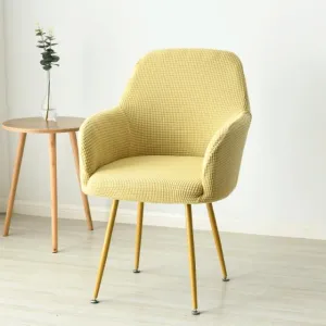 Cream Swivel Chair Cover