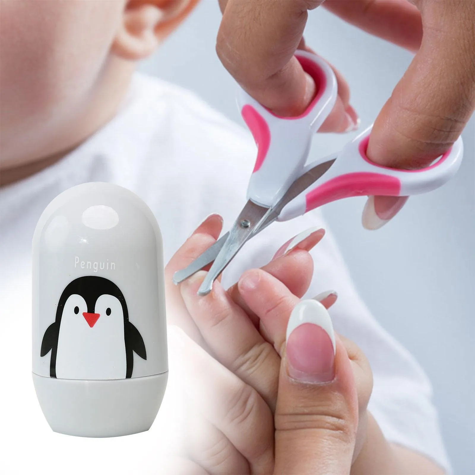 Cute Penguin-Themed Care Kit For Babies – 4 Pieces