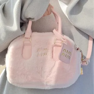 Cute Plush Handbag Crossbody Bag