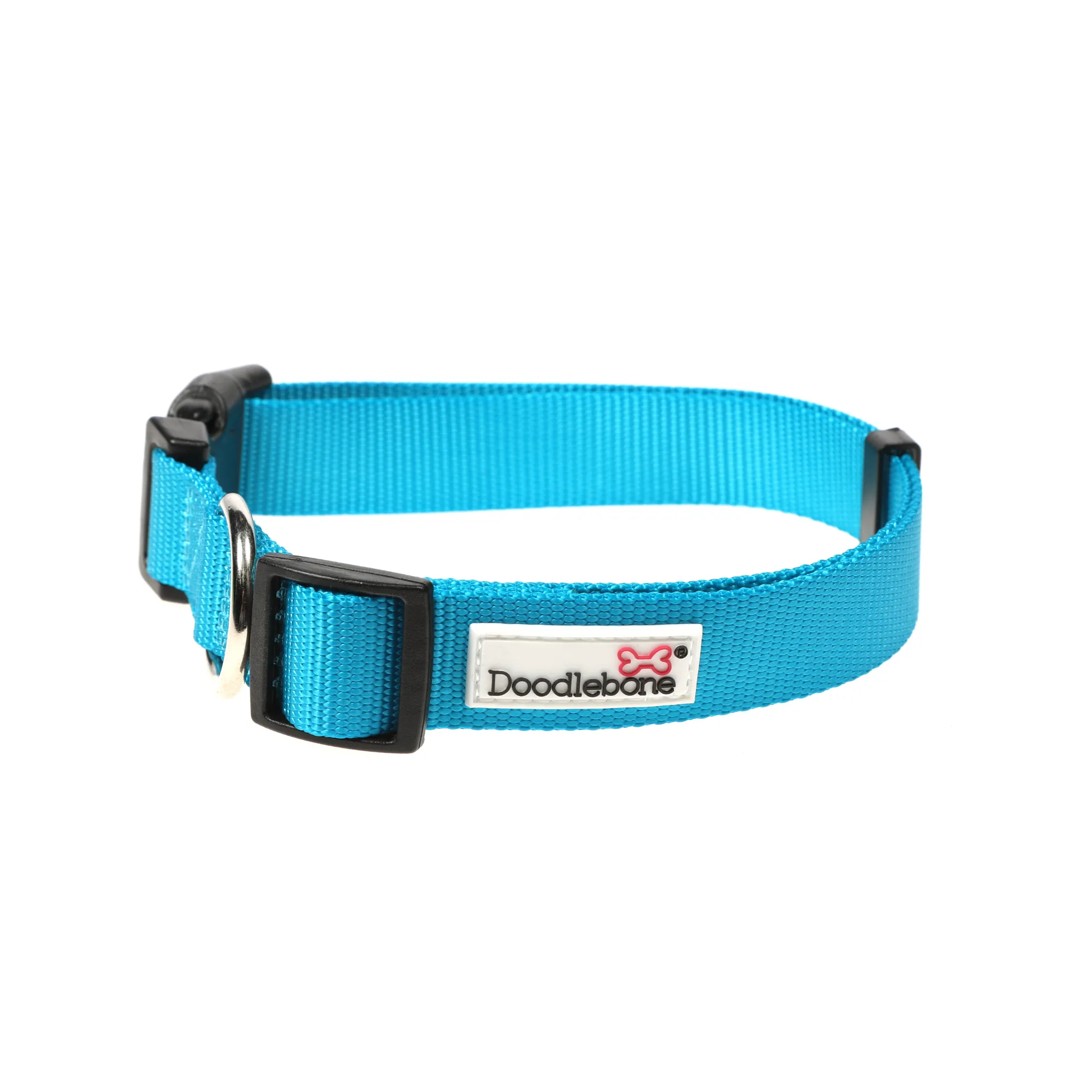 Doodlebone Originals Airmesh Bundle Set Dog Lead, Collar & Harness Aqua Turquoise