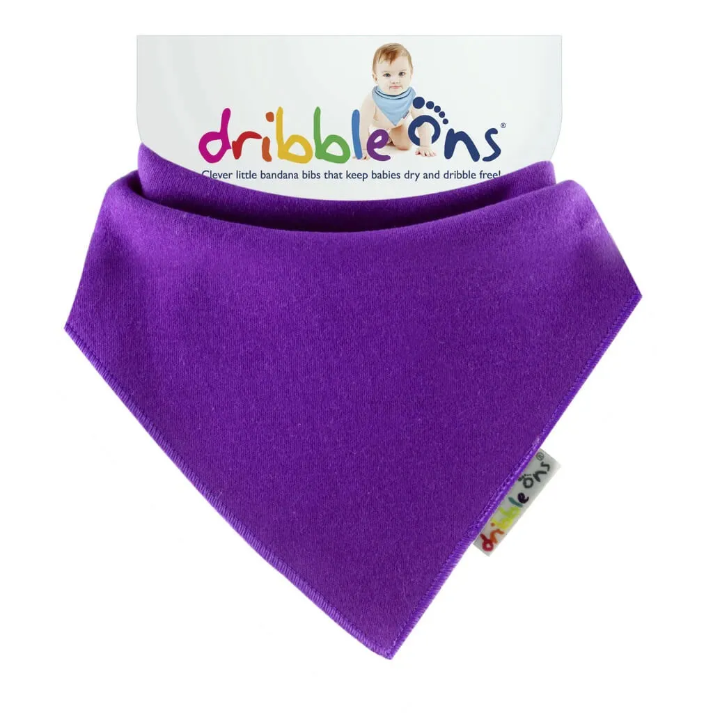 Dribble Ons Bib (Purple)
