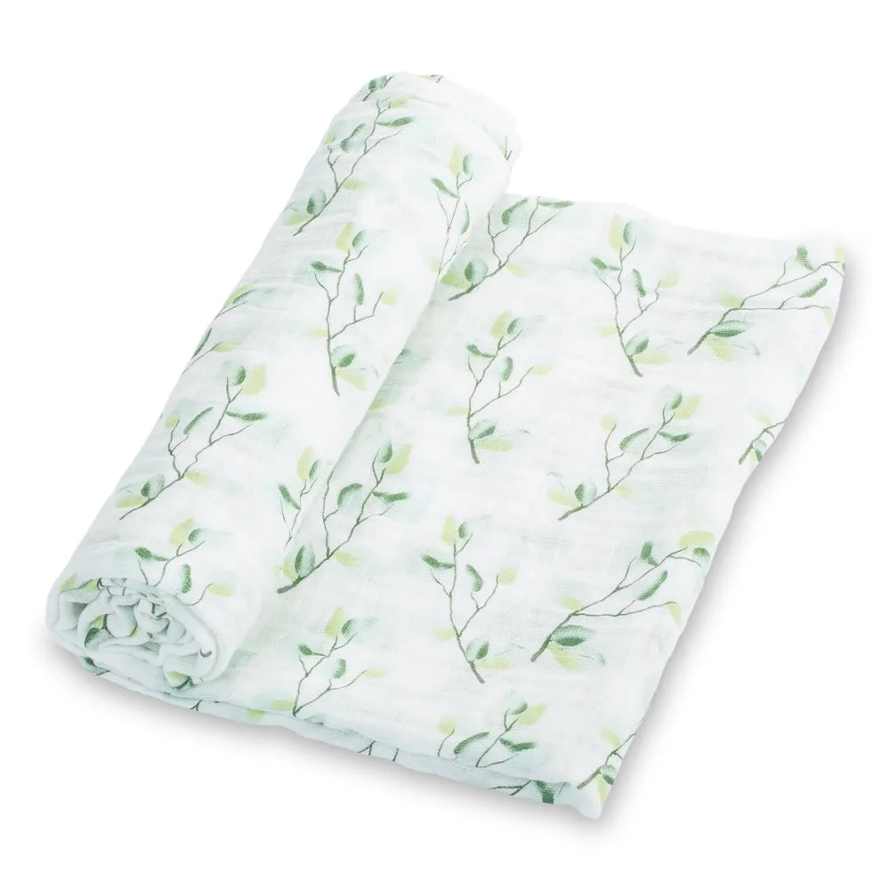 Eucalyptus Baby Swaddle Blanket