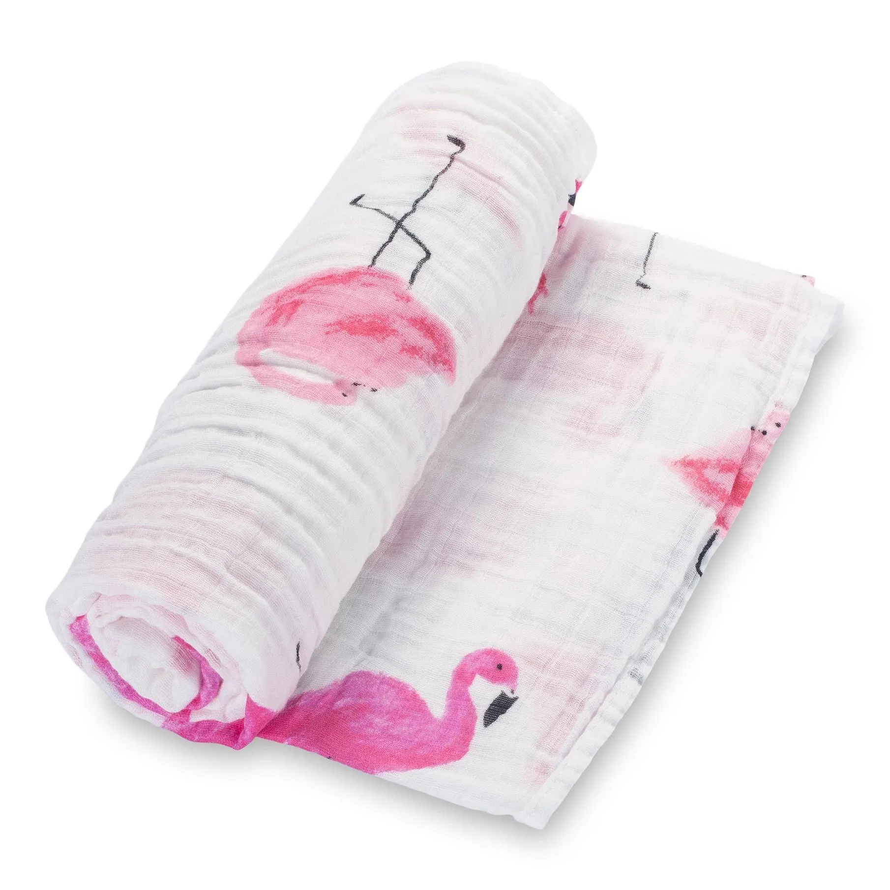 Flamazing Baby Swaddle Blanket Flamingo