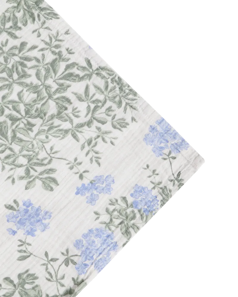 Garbo&Friends Plumbago Muslin Swaddle Blanket