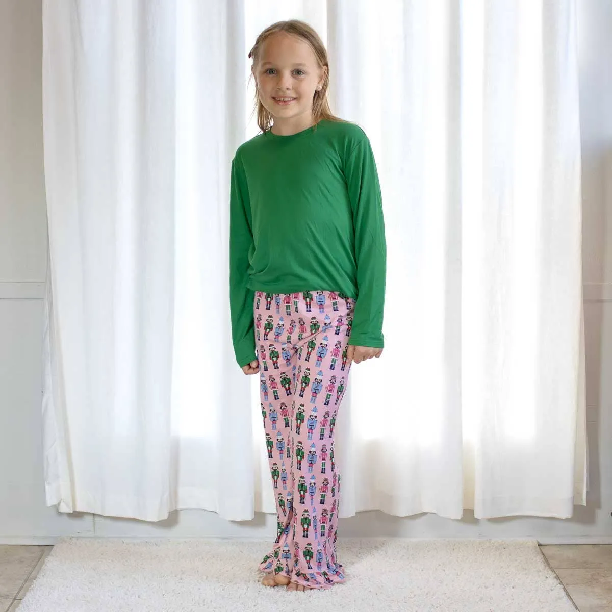 Girl's Nutcracker Ruffle Sleep Pants Large (10-12)