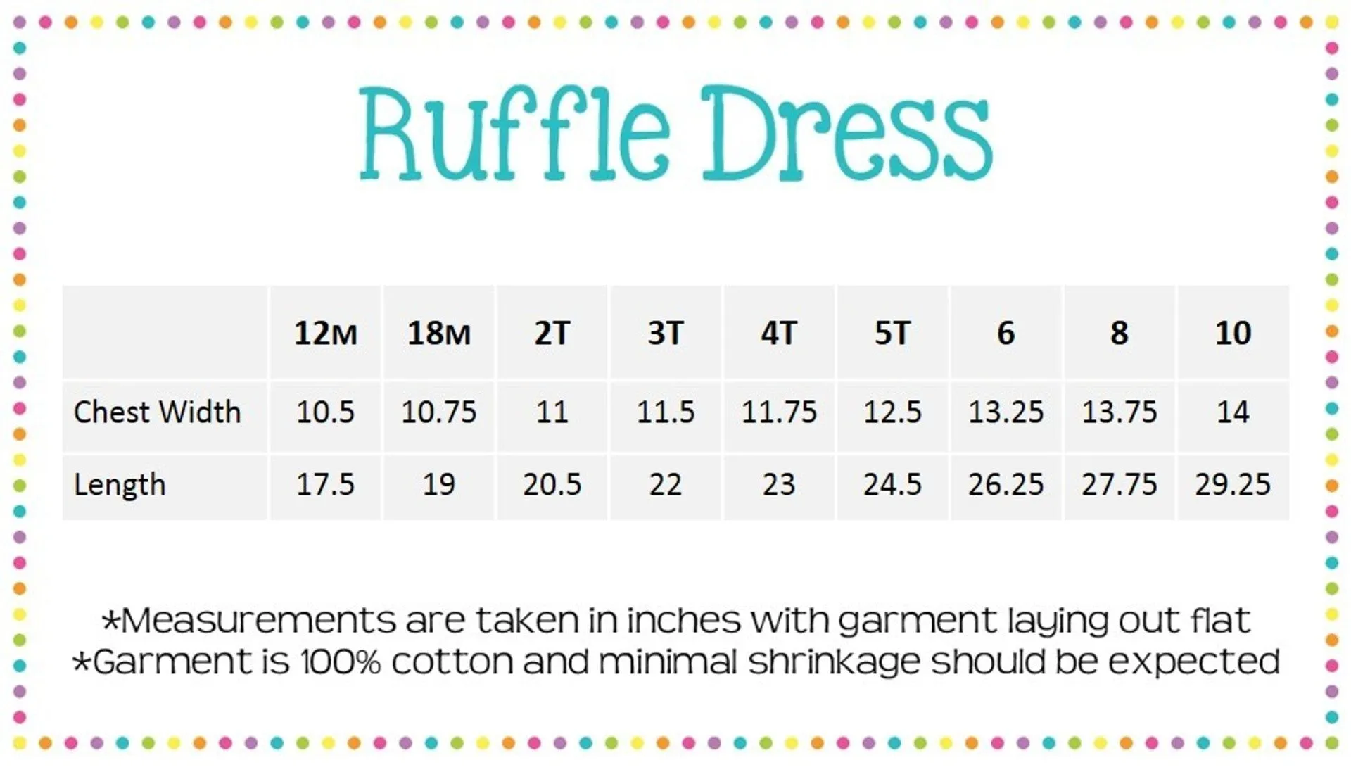 Girls Ruffle Dress- Seersucker All Colors