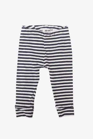 Go Gently Nation Pencil Pant - Navy Stripe (Size 3/6M left)