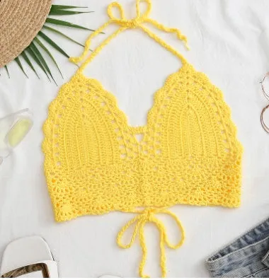 Hand crocheted bikini