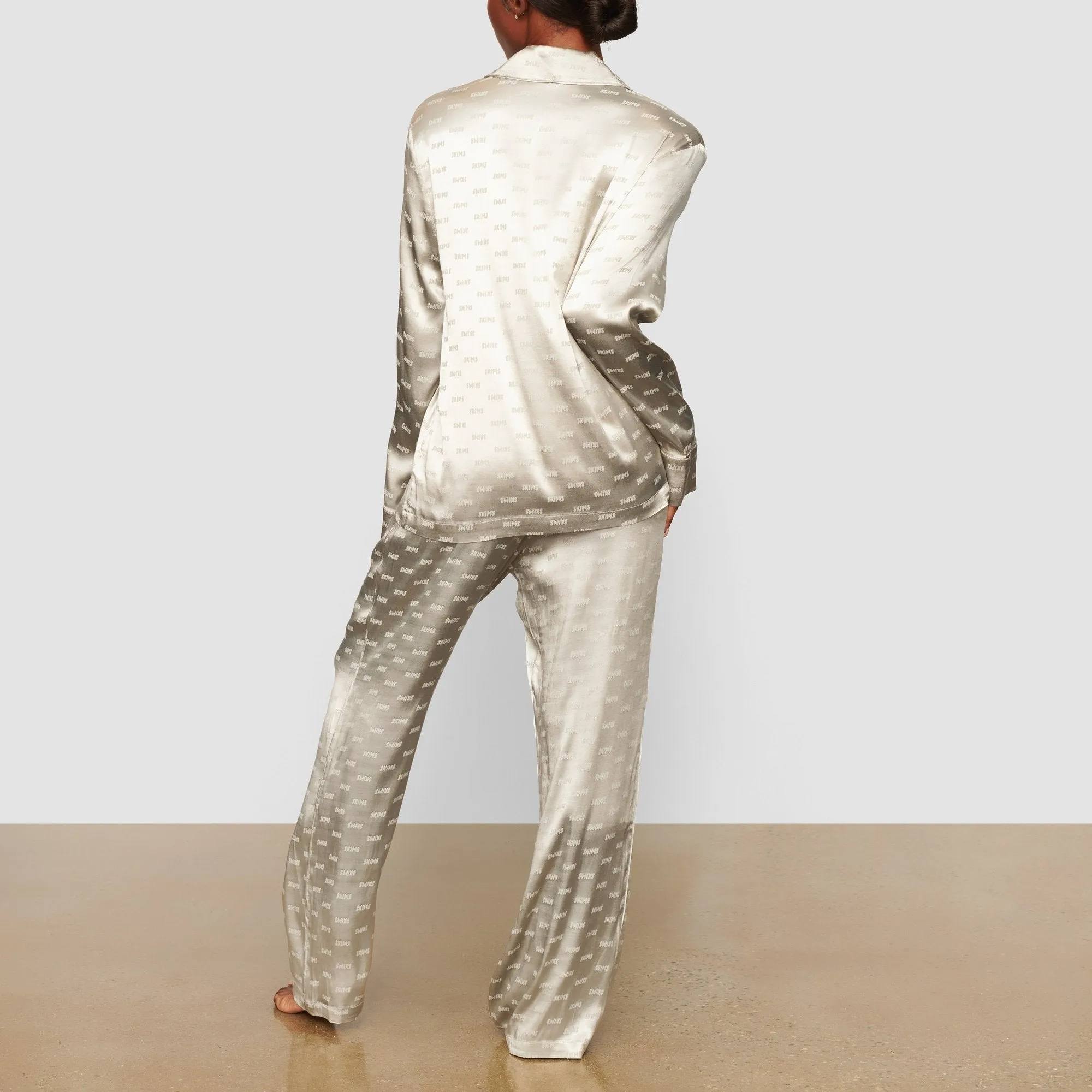 JACQUARD SLEEP PANT | TALC