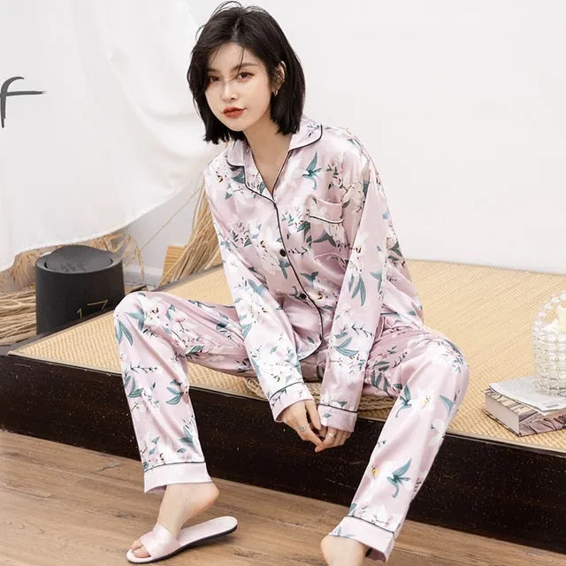 Lana Satin Women's Pyjama Set