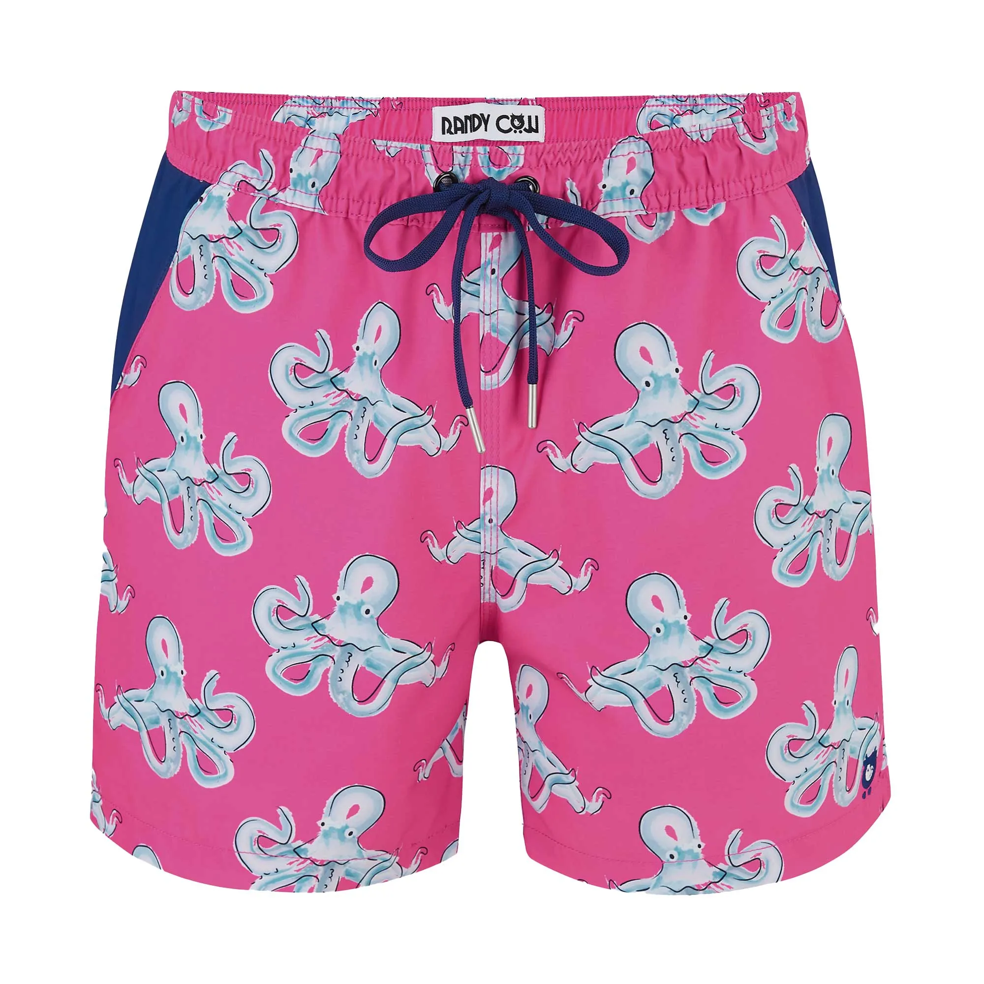 Matching Father & Son Octopus Swim Shorts with Waterproof Pocket