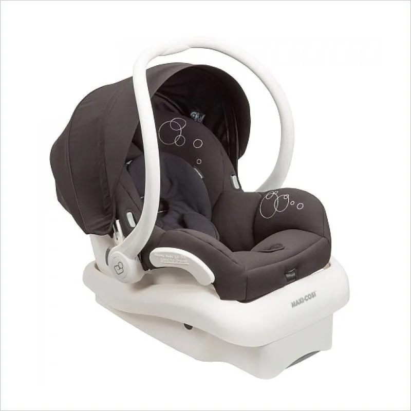 Maxi Cosi Mico AP 2.0 Car Seat in Devoted Black Car Seat in White Shell