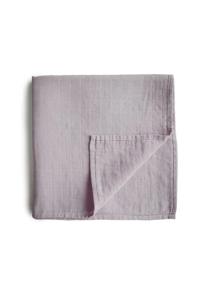 Mushie - Swaddle - Soft Mauve