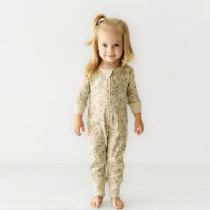 Organic Baby 2-Way Zip Romper - Vintage Bloom