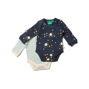 Over the Moon Organic Baby Onesie Set - 2 Pack