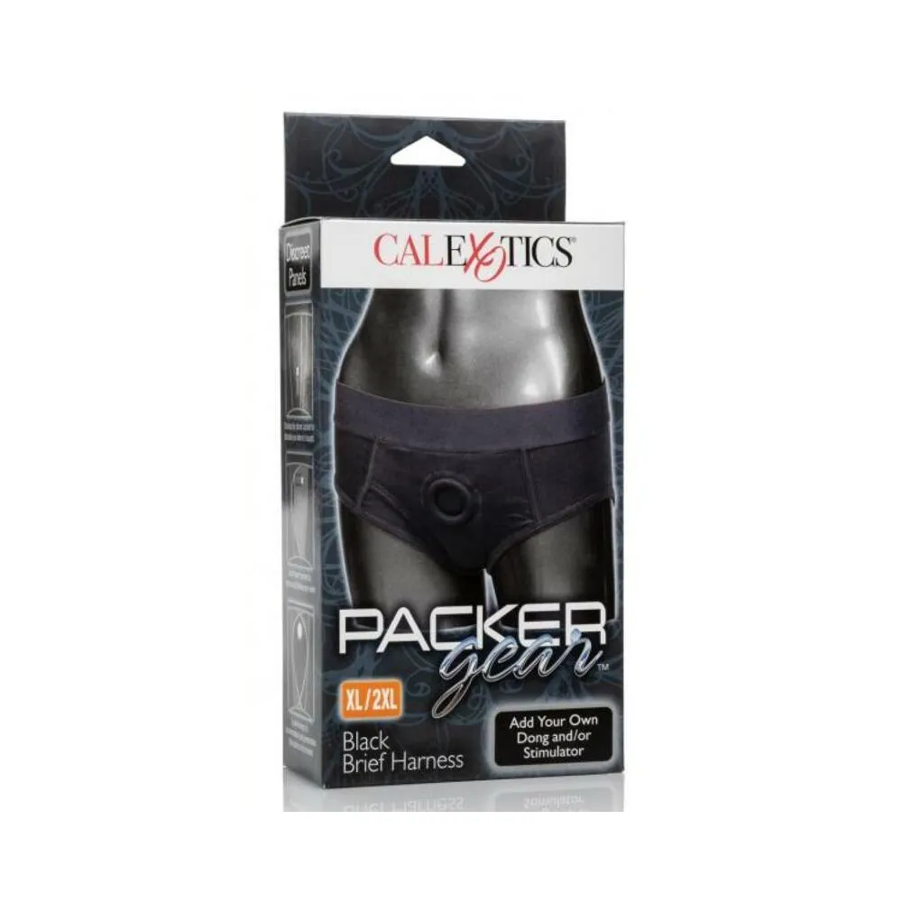 Packer Gear Black Brief Harness XL/2XL