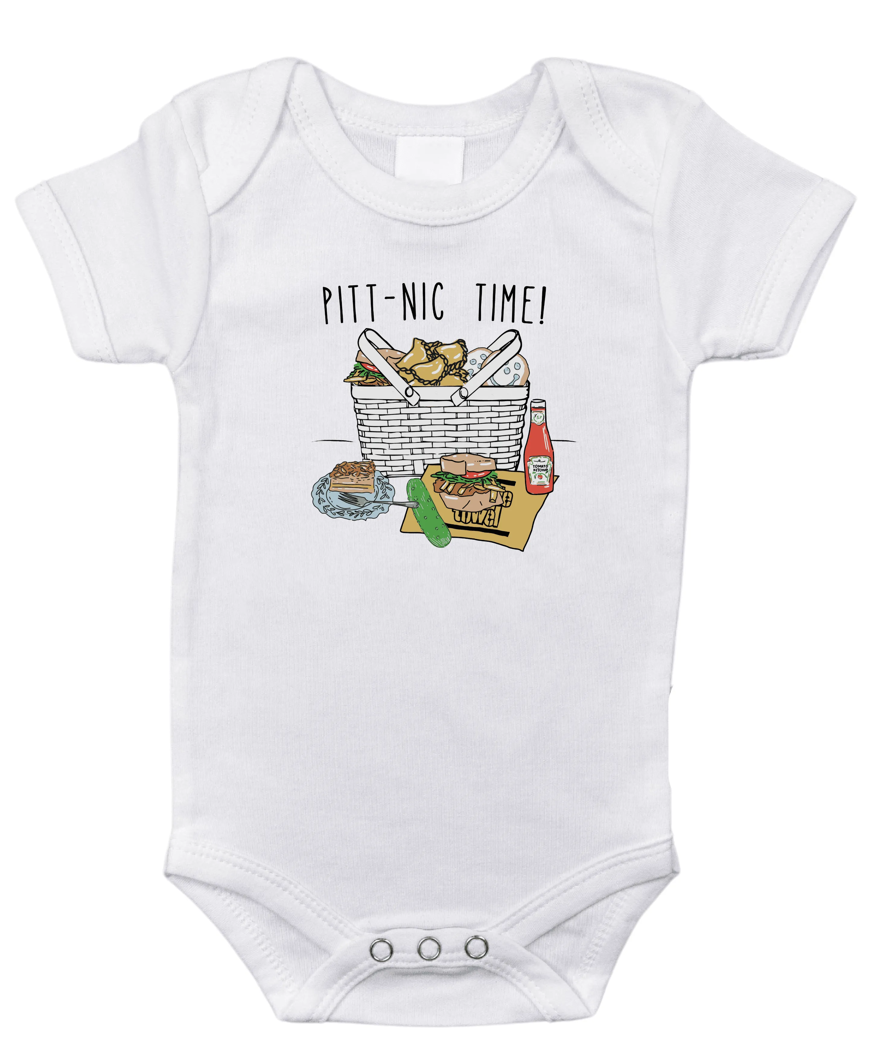 Pittsburgh Picnic Baby Onesie