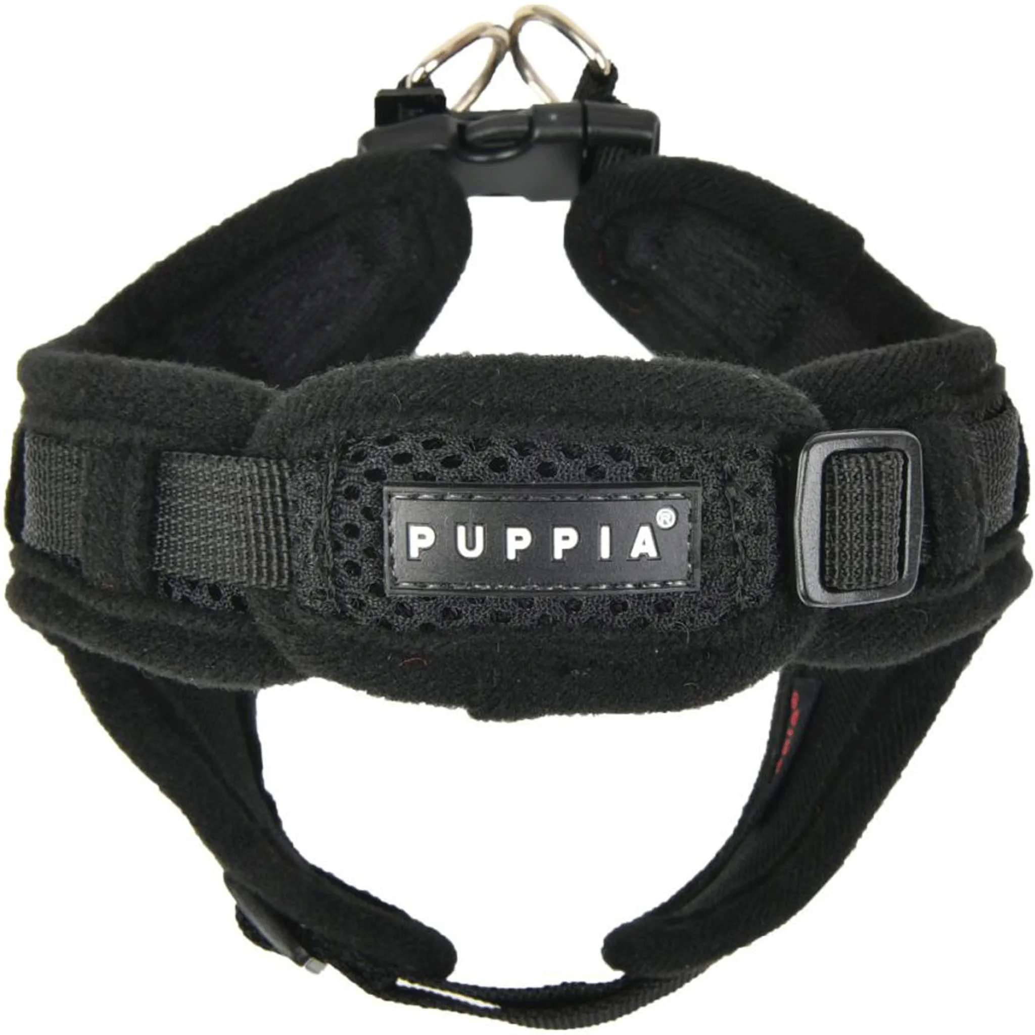 Puppia Black Soft Step-In Harness X