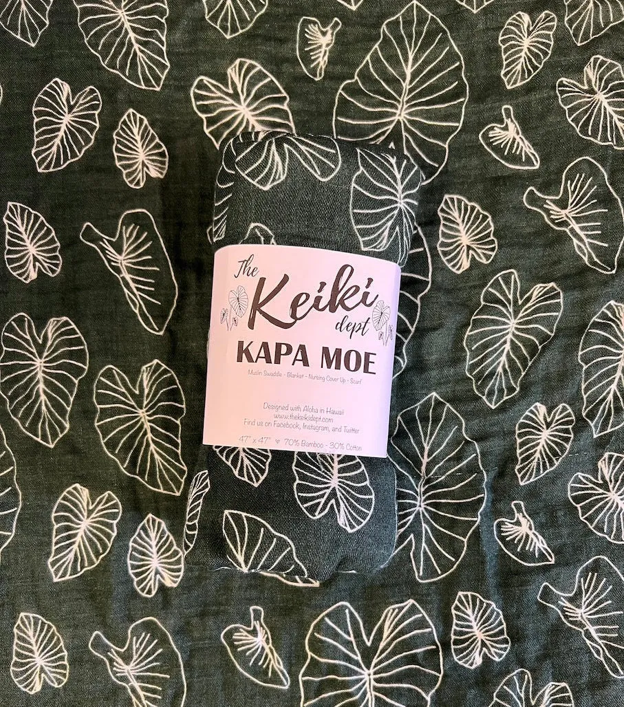 Signature Kalo Bamboo Muslin Kapa Moe (Swaddle Blanket)