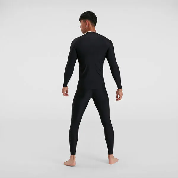 Speedo Mens Eco LS Rash Top - Black