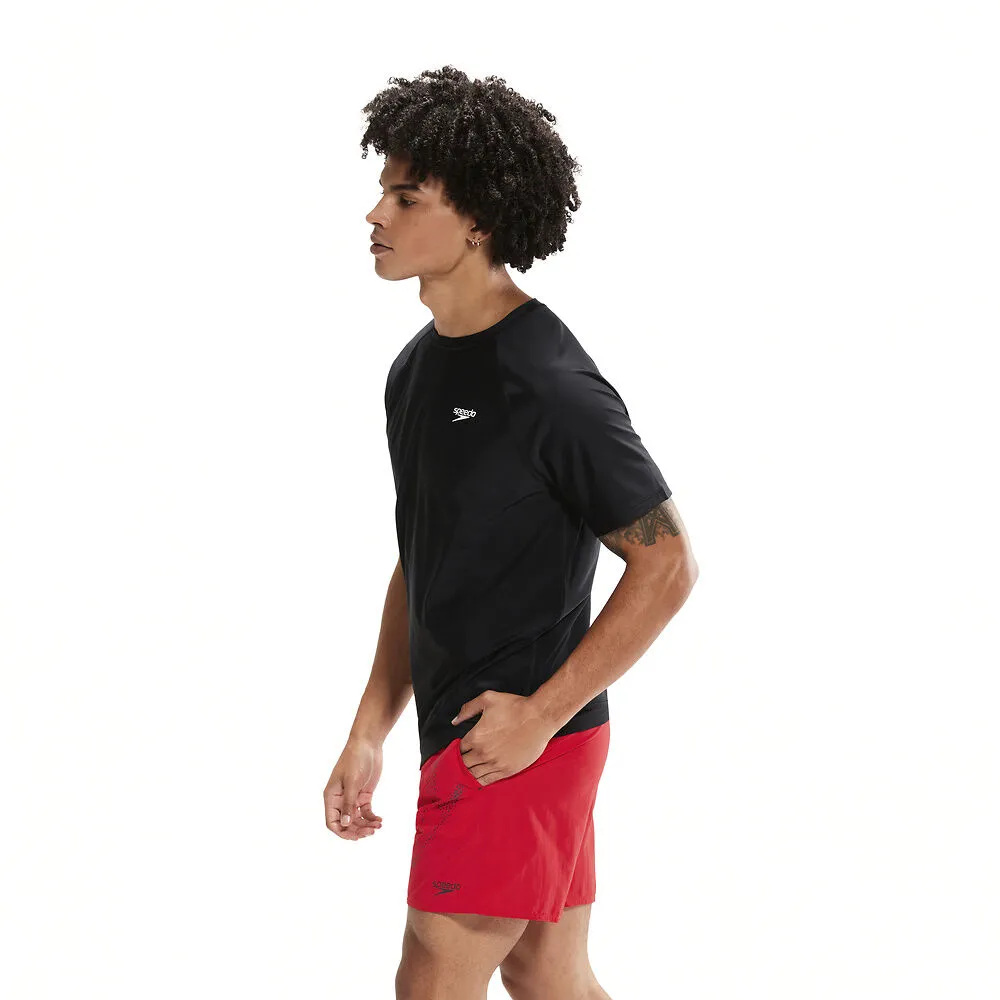 Speedo Mens Eco SS Swim Tee - Black