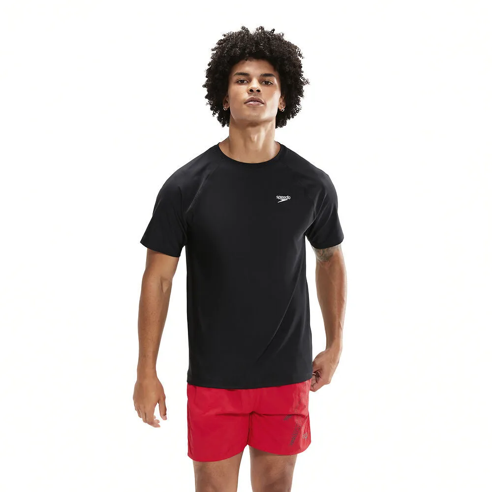 Speedo Mens Eco SS Swim Tee - Black