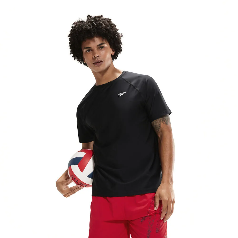 Speedo Mens Eco SS Swim Tee - Black