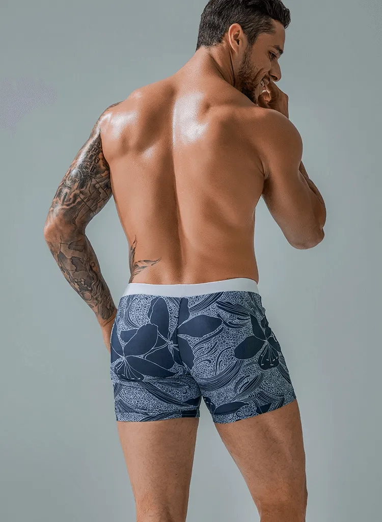 Stylish Quick Dry Men's Swim Shorts with Pockets - SF1295