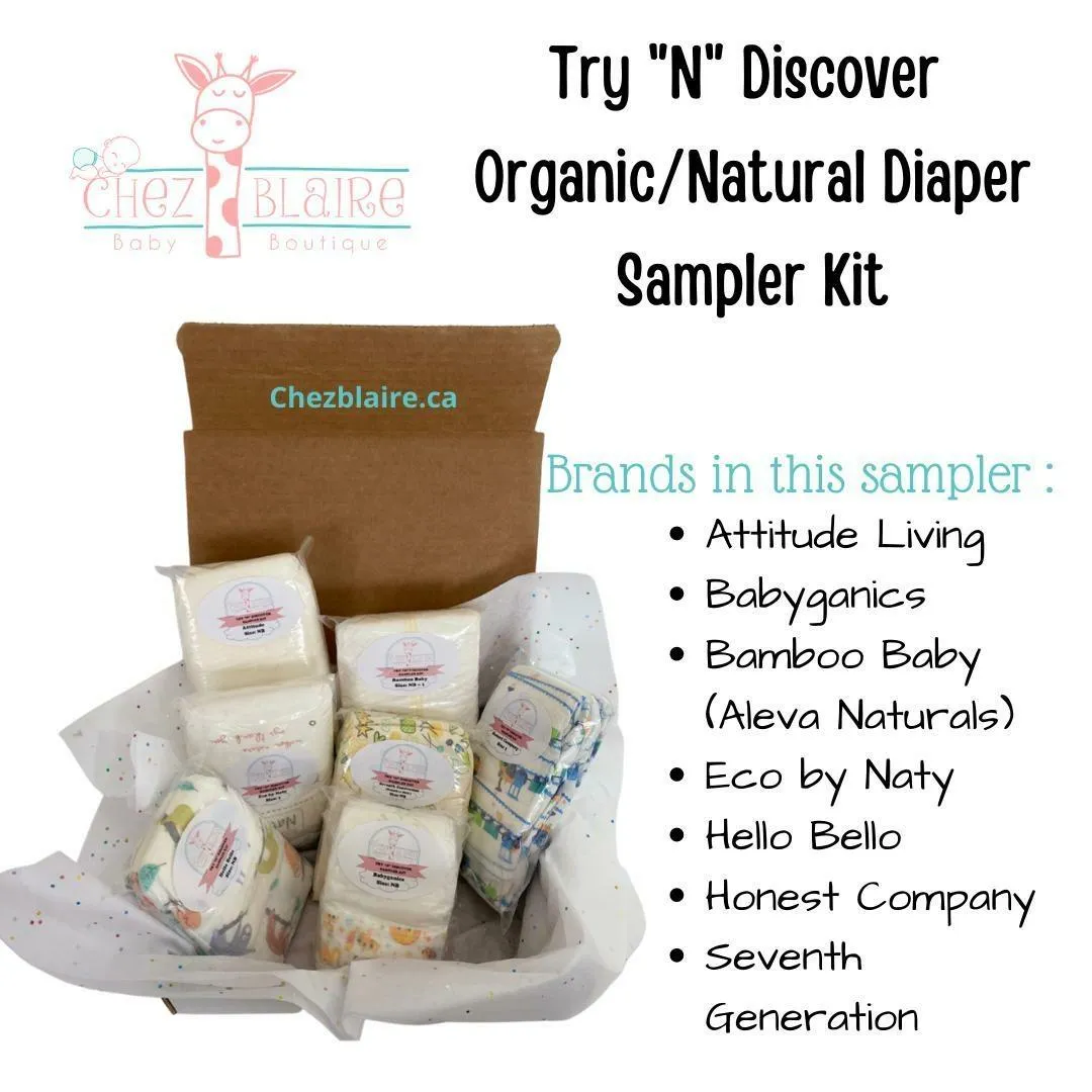 The Organic Parent Sampler Kit (diapers   baby skin care)