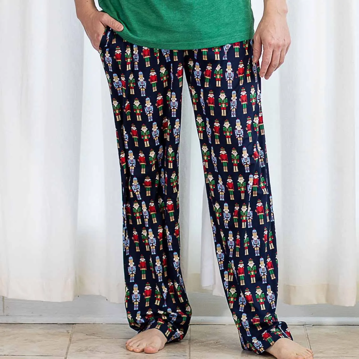 The Royal Standard - Medium - Men's Nutcracker March Sleep Pants   Navy/Multi